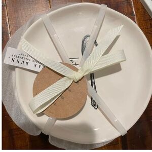 Rae Dunn Ceramic Icon Plates - set of 4- NWT
